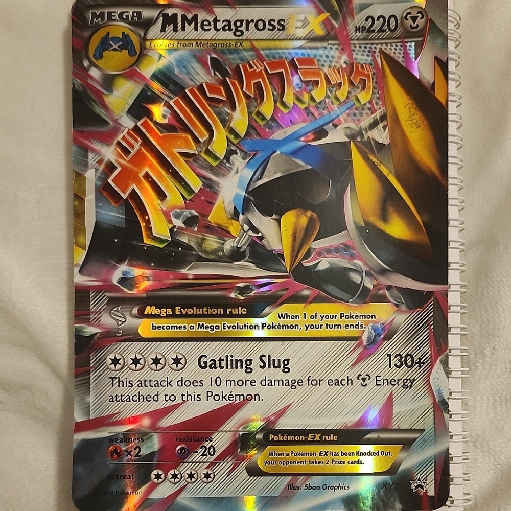 Pokemon Mega Metagross EX Card - Multicolor